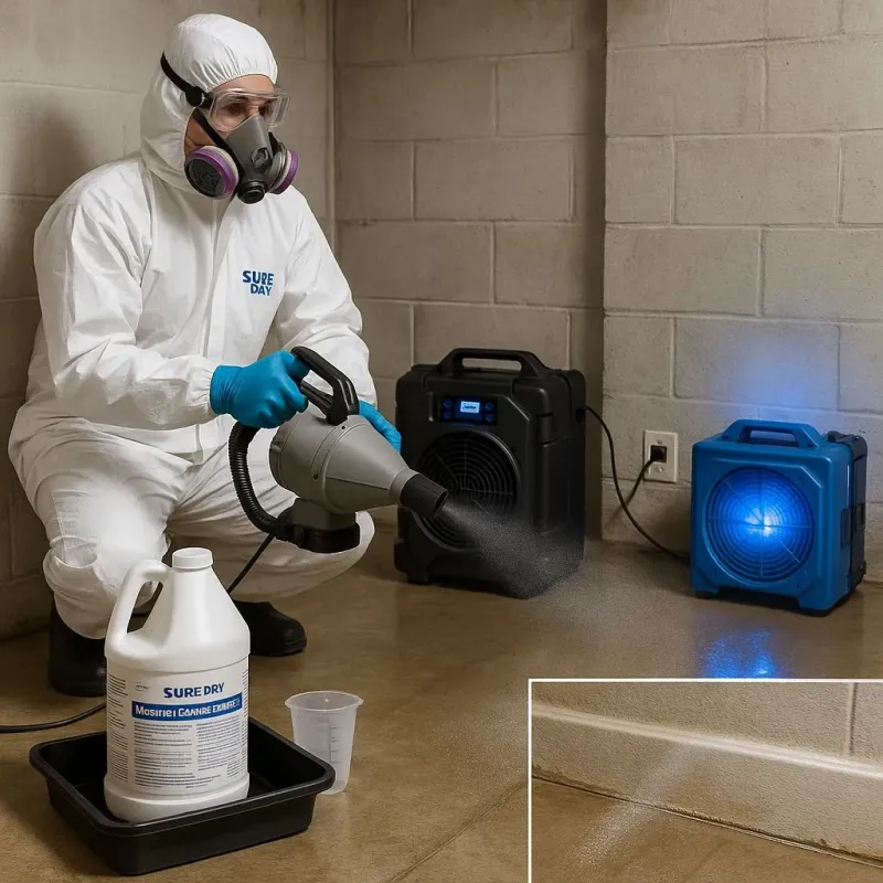 Sanitization and Odor Removal process in Gladstone, NJ