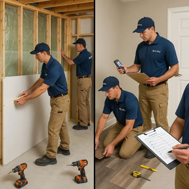 Repairs and Reconstruction process in Gladstone, NJ